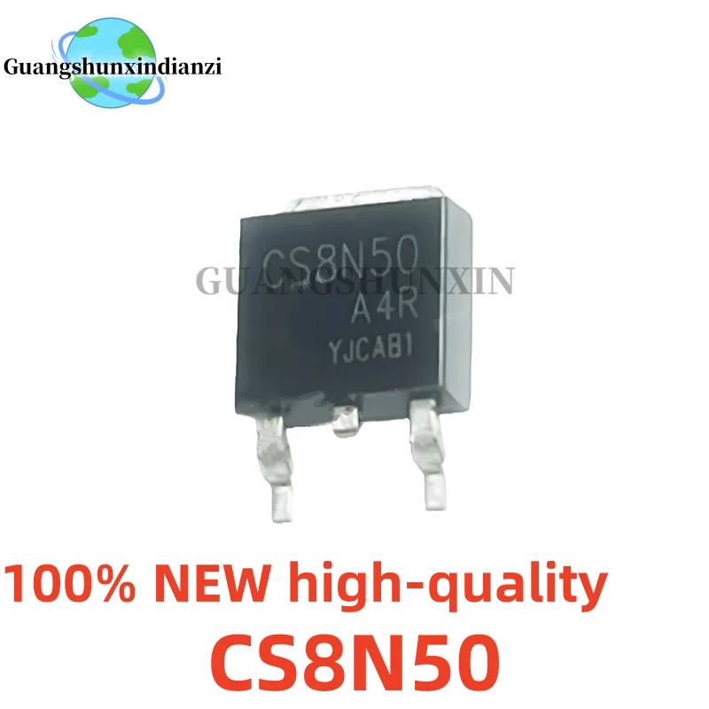 10-20PCS 100% NEW high-quality CS8N50 CS8N50A4R TO-252 500V 8A MOS Best Quality In Stock