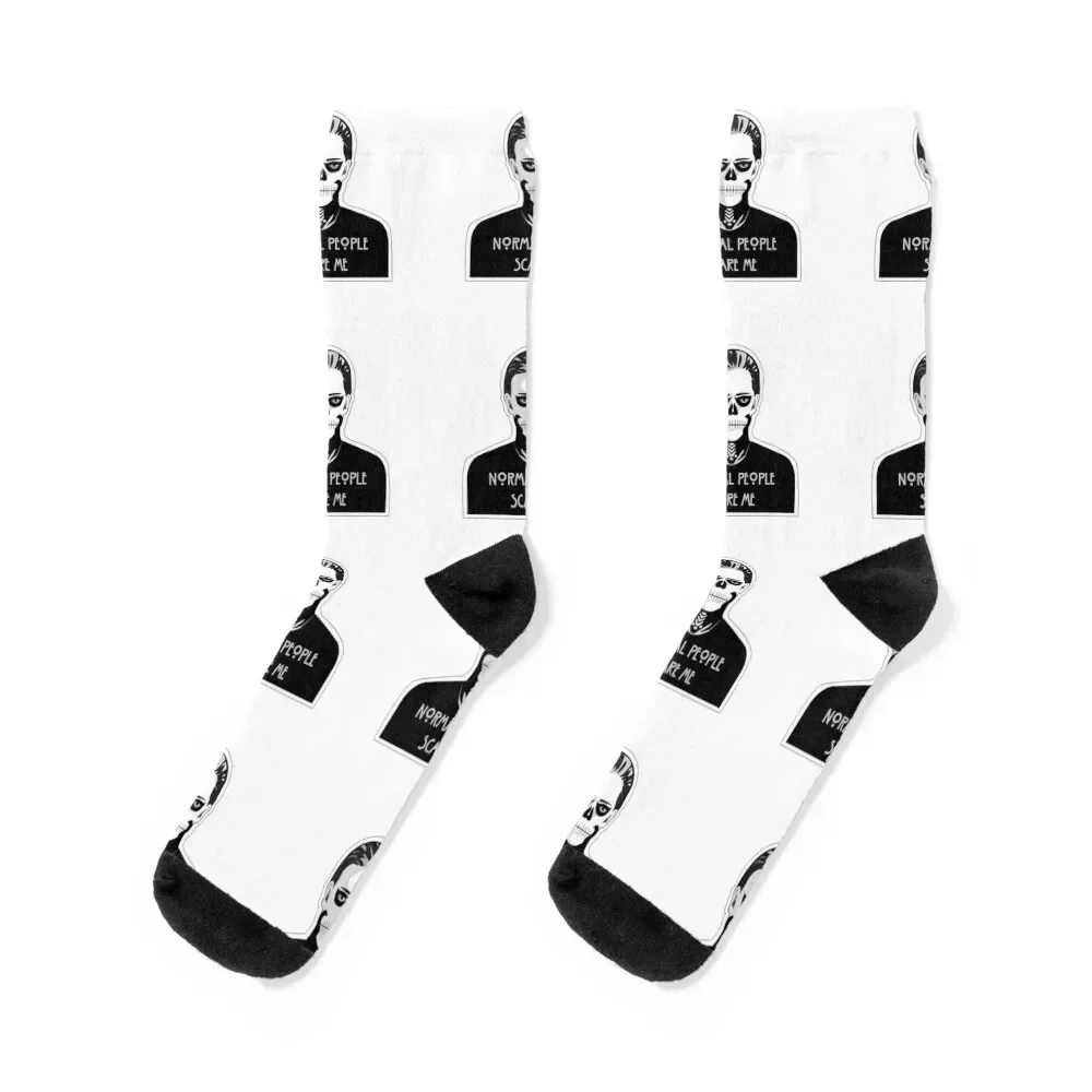 

Skeleton Tate AHS Socks crazy floral soccer anti-slip FASHION Men's Socks Women's