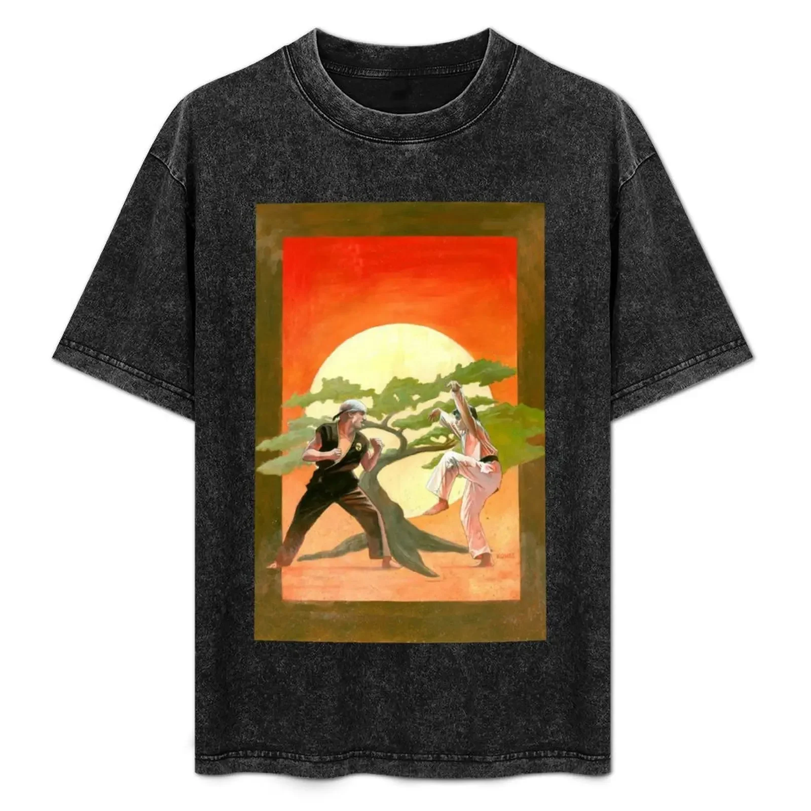 

The Karate Kid Movie Poster Painting T-Shirt funny gifts graphic t shirts plus size tops designer shirts tshirts for men