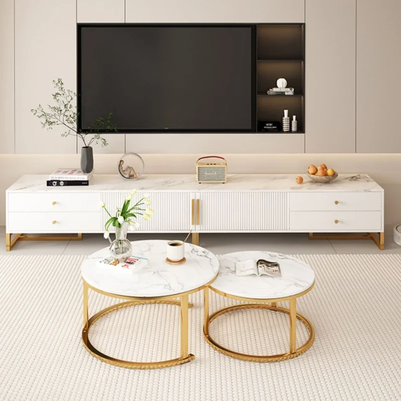 Salon Furniture Modern Tv Stand Console Organizer Entertainment Center Dining Cabinet Luxury Mobile Muebles Tv Room Industrial