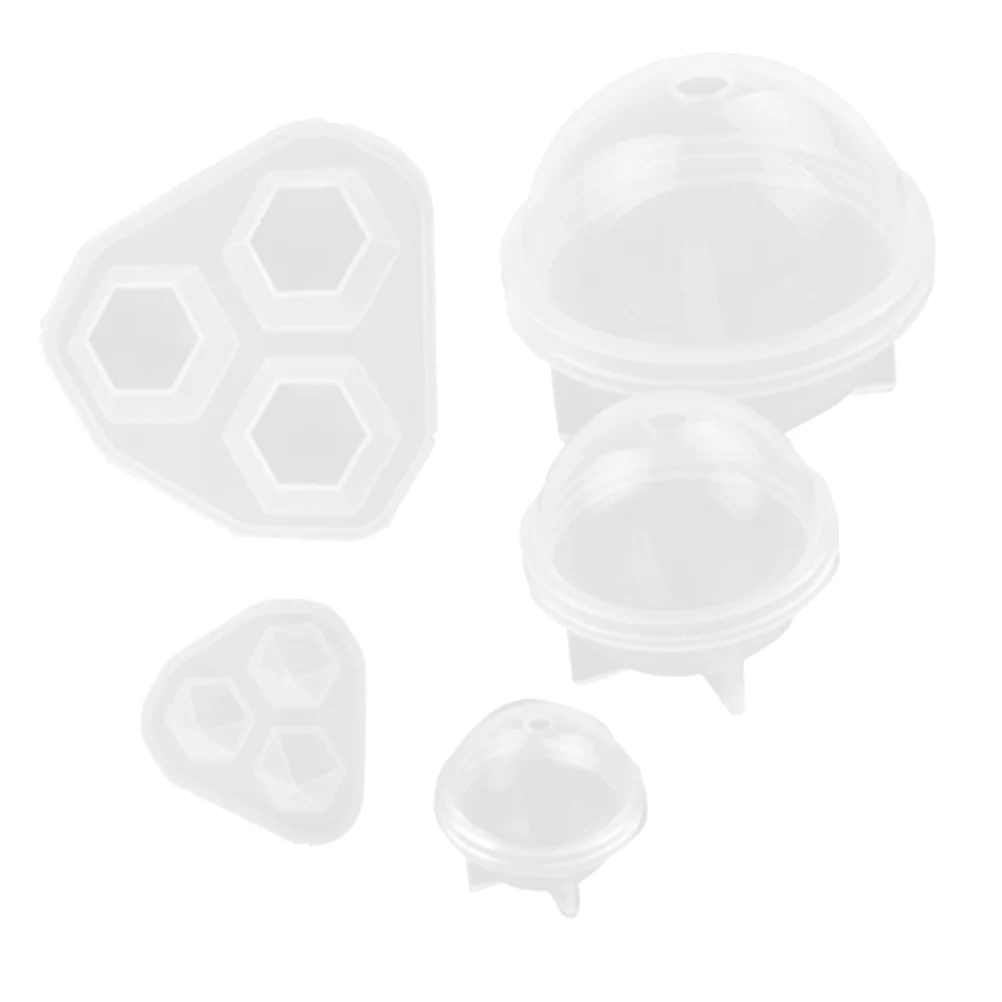 3 قطعة قالب من السيليكون قلادة مجوهرات مستديرة صنع DIY بها بنفسك صب الراتنج الديكور لوازم الحرفية كرة أرضية مائية سنو غلوب