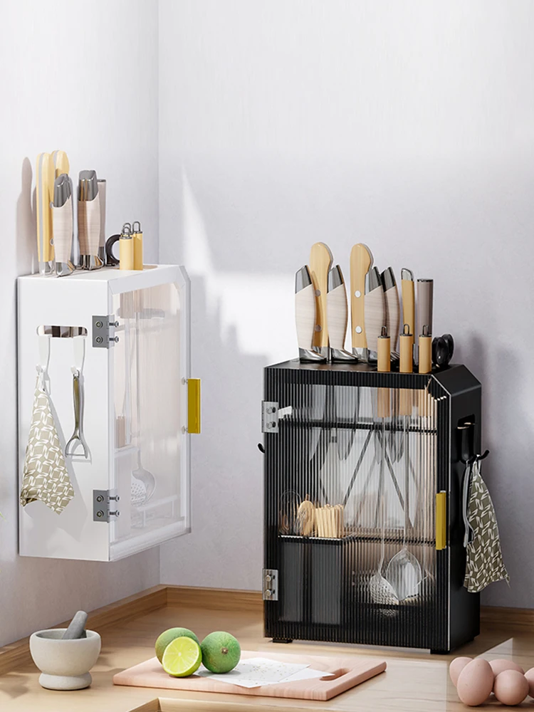 

Knife holder, storage rack, kitchen countertop, household chopsticks, tube, kitchen knife, wall mounted multifunctional