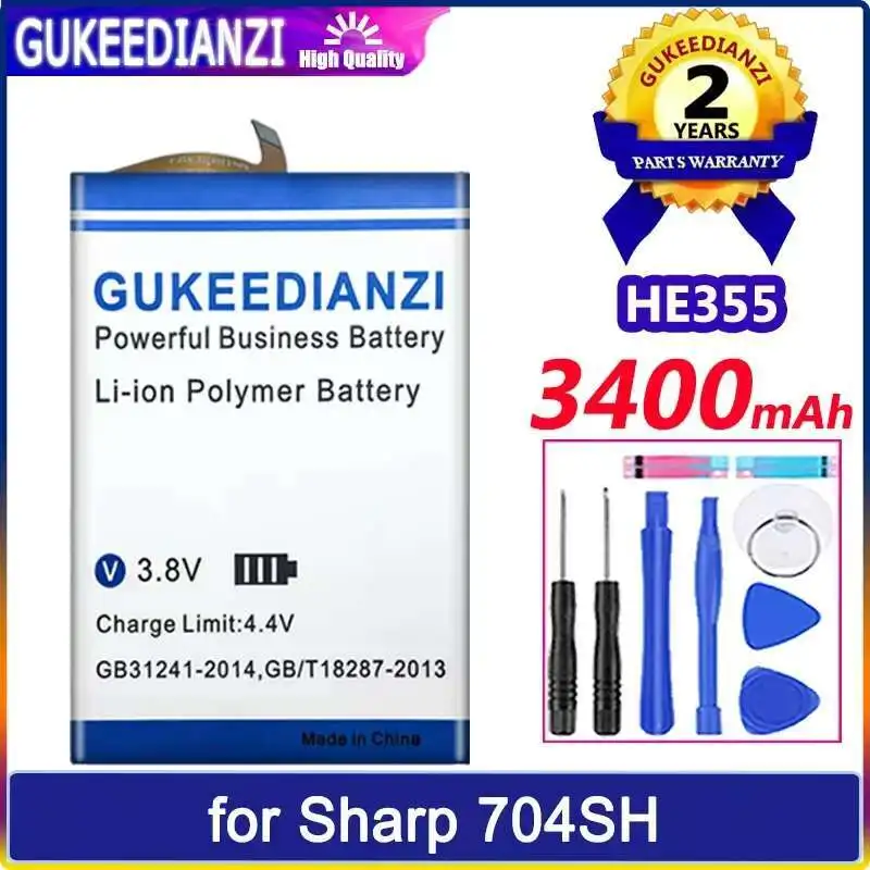 

For Sharp 704SH HE355 High Capacity Premium Replacement Mobile Phone Battery 3400Mah