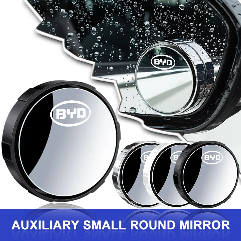 360° Adjustable Wide‑Angle Blind Spot Auxiliary Mirror For BYD Atto 3 Seal Dolphin Han Tang Song Yuan Parking Assist Rear‑View A