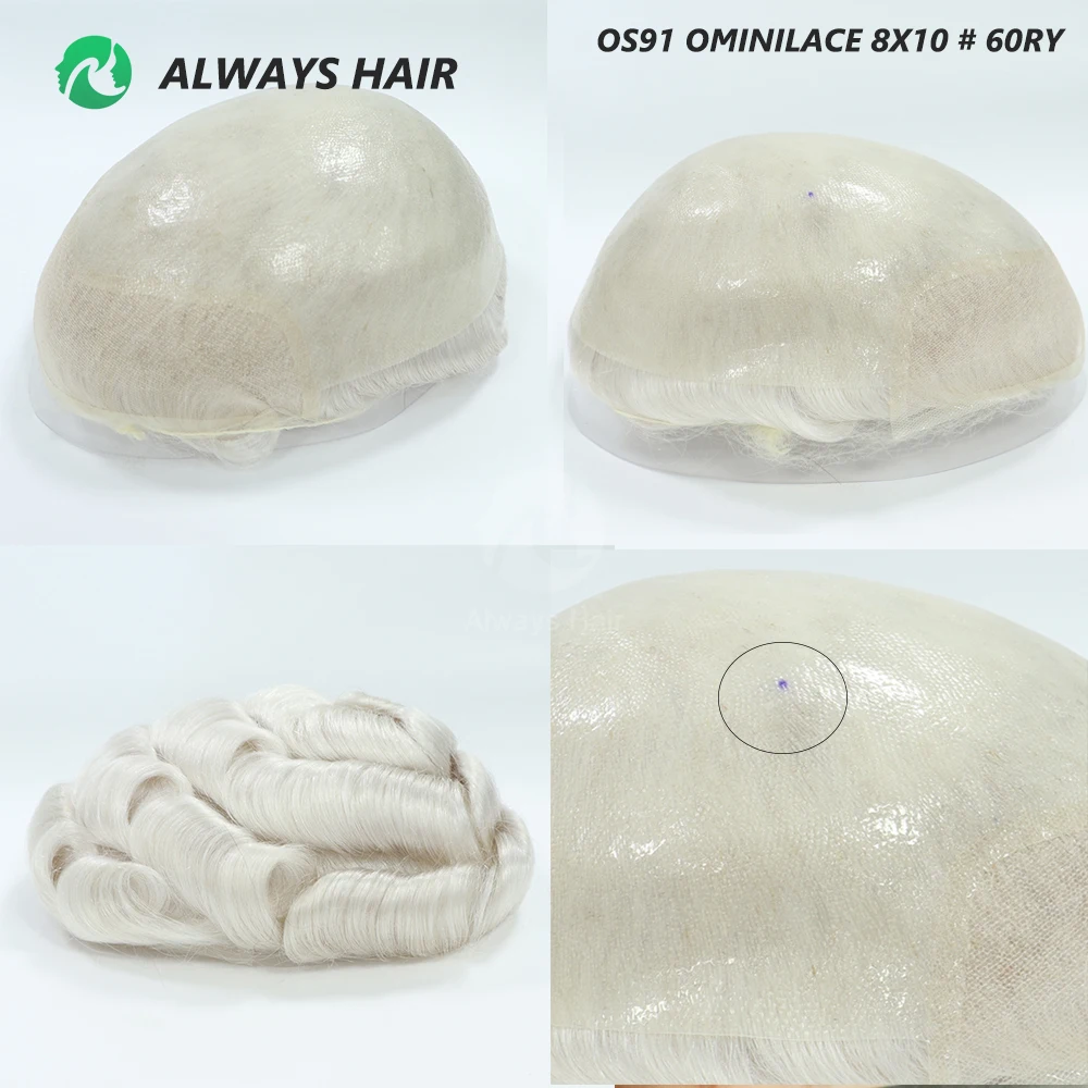 Clearance Sale Mono Lace and PU Mens Toupee Different Size and Base Wig for Men Indian Hair Men's Capillary Prothesis Toupee