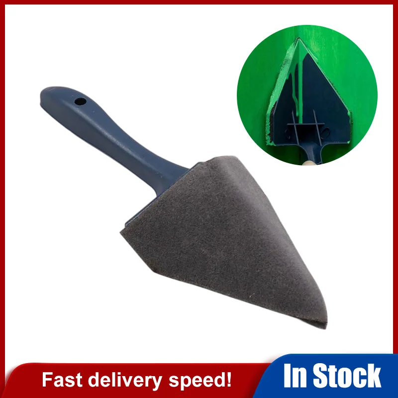 

1 шт. треугольная кисть для рисования с прочной пластиковой ручкой - многофункциональный уголок и художник для простого нанесения