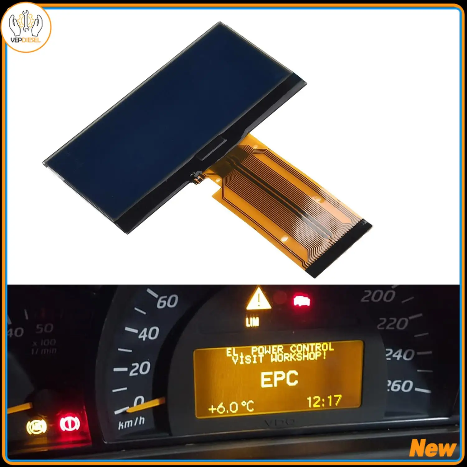 لوحة القيادة شاشة LCD عرض لمرسيدس بنز W203 C الفئة W463 2000-2007 شاشة LCD عرض شاشة LCD للسيارة العلامة التجارية الجديدة