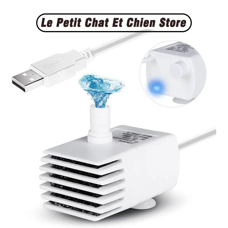 

Replacement Pump for Cat Water Fountain with LED Light Compatible 3L Transparency Pet Water Fountain Ultra Quiet Long Lifespan