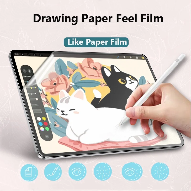 

Защитная пленка для экрана Paper Feel для Realme Pad 2 11,5 дюйма Mini 8,7 дюйма X 10,95 для Realme Pad 10,4 дюйма