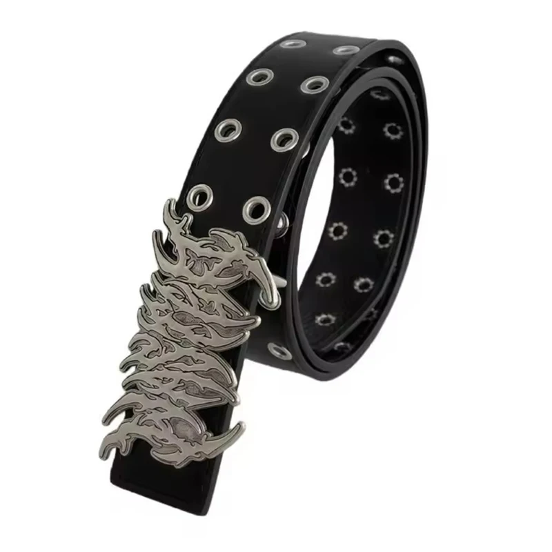 Neuer stilvoller Y2K-Hohlmode-Punkgürtel, trendiges Accessoire für ideale Geschenke, vielseitig einsetzbar für Jeans, Kleider und Freizeitkleidung, für Männer und Frauen – Detail 4