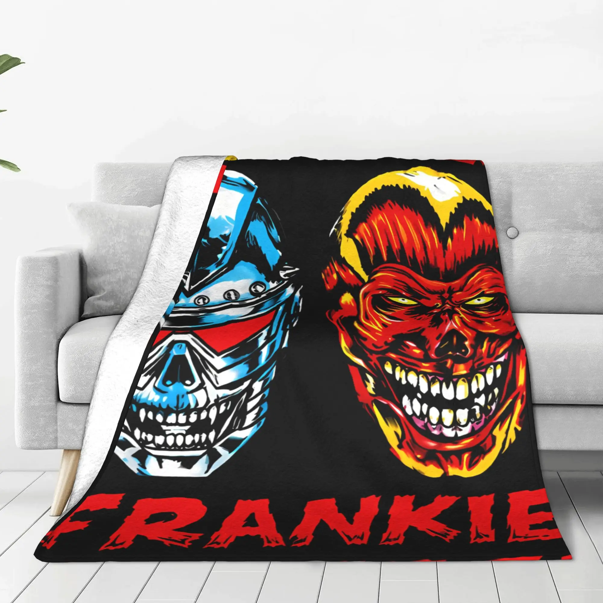 1PC Home Cutecore Underground Rap Czarface Band Blanket Super Cosy Plush Home Living Room Sofa Halloween