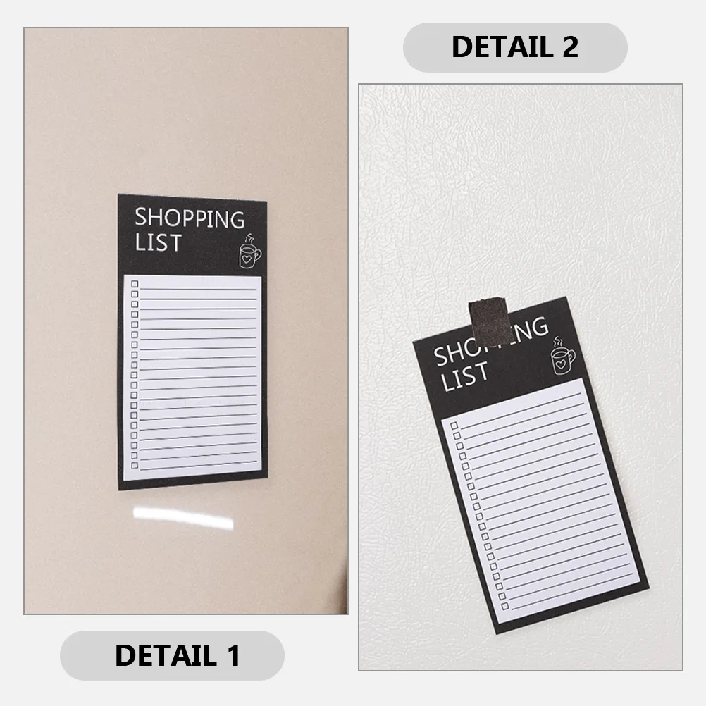 

Magnetic Notepad Fridge Memo Food Planner List Magnets Refrigerator Menu Grocery Book Practical Note Pads Smooth Writing Thick