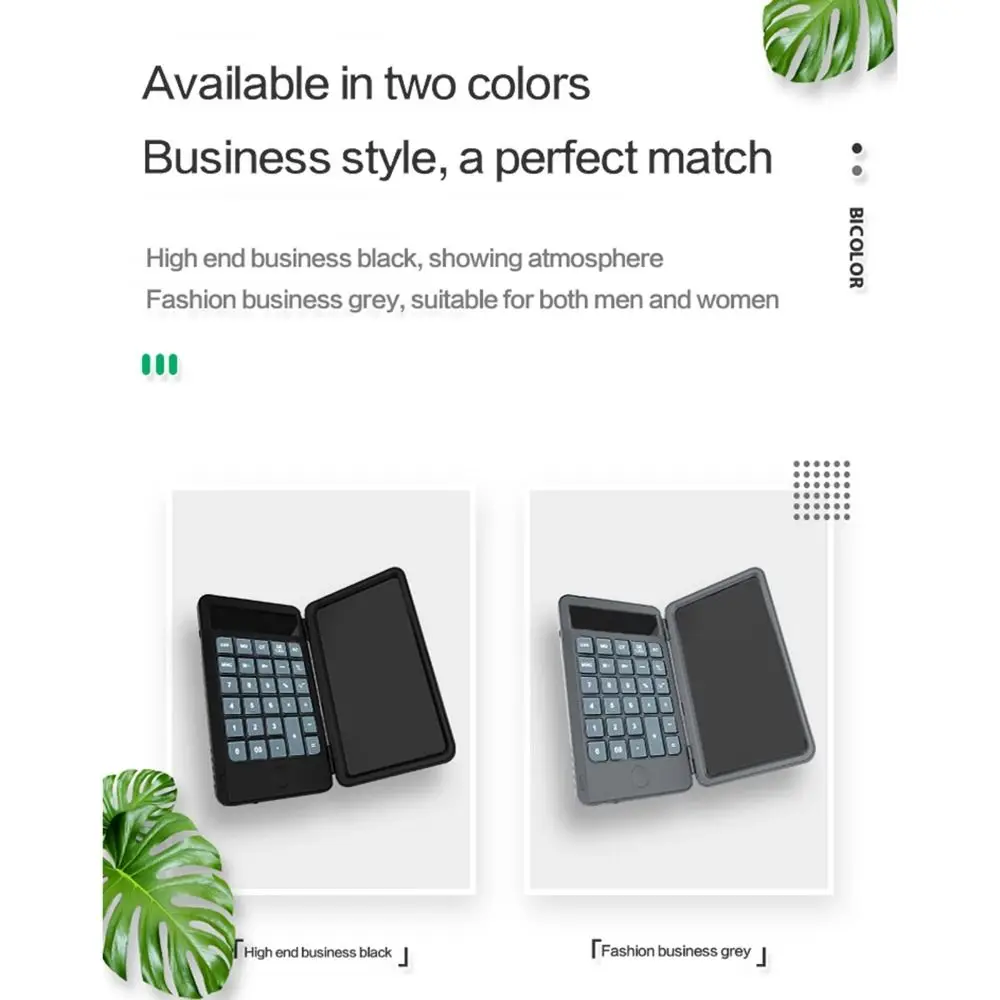 2in1 Scientific Calculator Large Screen Display Foldable Function Calculators with Tablet Multifunctional Rechargeable