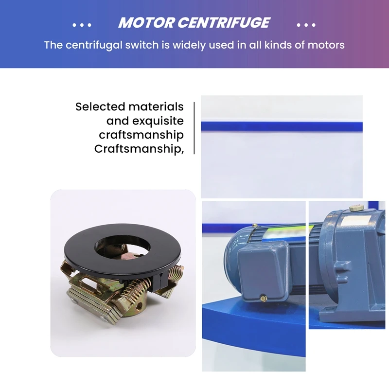 Motor Centrifugal Switch Single Phase Mechanical Centrifugal Switch Electric Motor Starter Controller Kit L19-304Y