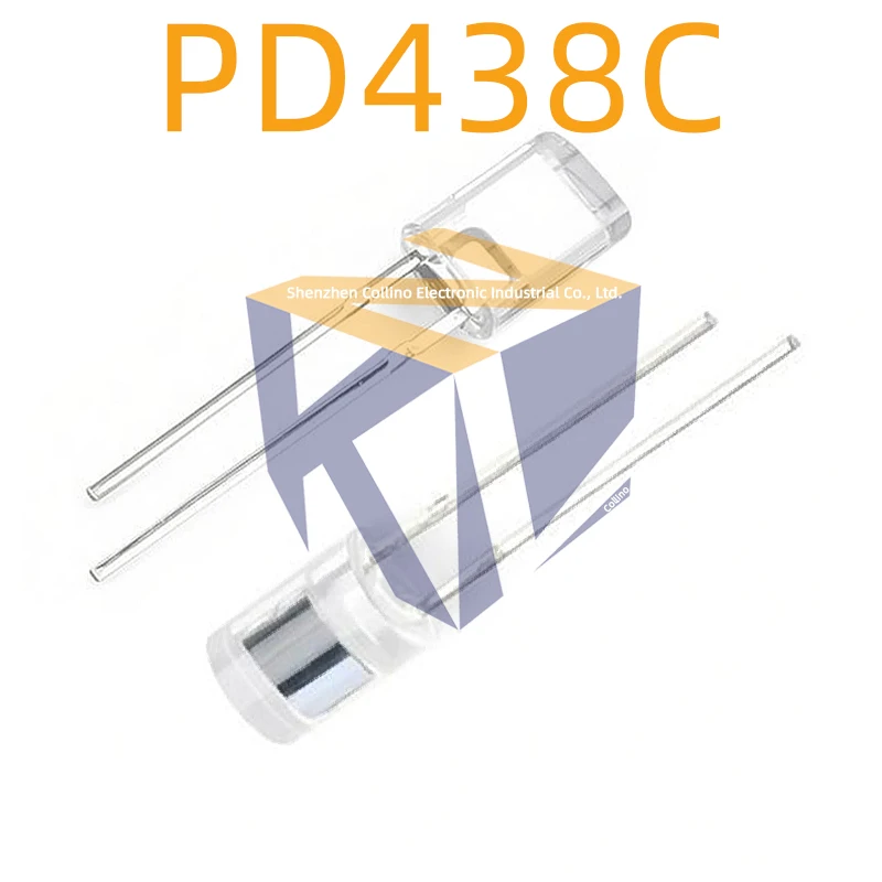 10pcs PD438C/S46 PD438C PD638C DIP-2 Semi-Lens Silicon PIN Photodiode