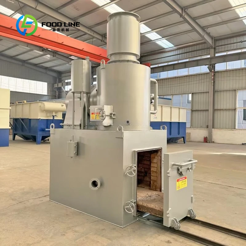 Customized Two Chamber Pet Crematory Smokeless Incinerator Paper Waste Disposal Machine Eco Friendly Waste Treatment Equipment
