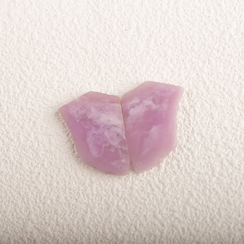 Semiprecious Stones Jewelry Natural Gemstone Amethyst Earring Bead Gemstone Handmade Jewelry Accessories 33x19x3mm 4.7g