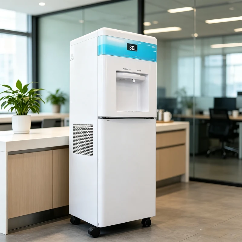 30L/Day Atmospheric Water Generator Movable Wheels High Efficiency Water Maker Customized