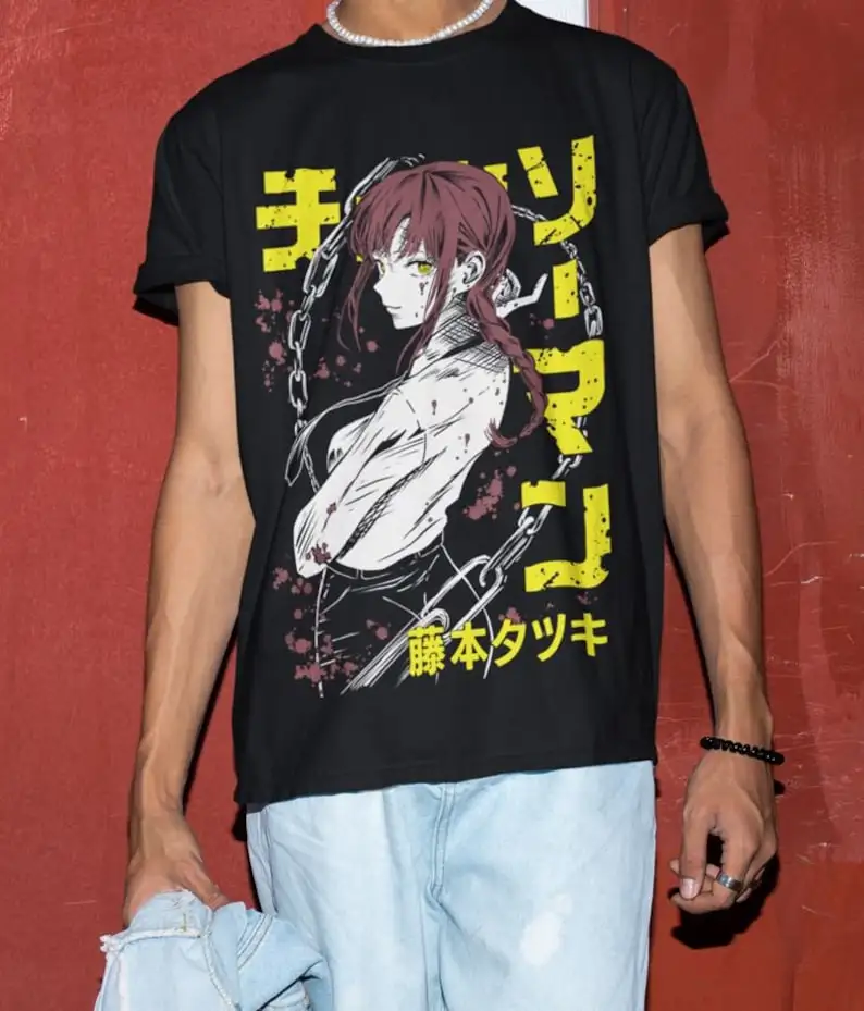 Unisex Horror Manga Creepy Girl T-Shirt, Dark Anime Gothic T-Shirt, Manga Gothic T-Shirt Inactive