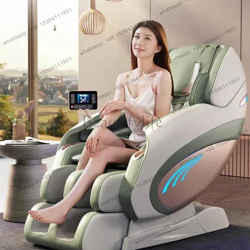 LSLuxury Ergonomic Massage Chair Sofa Intelligence Full Body Massage Beds Multifunction Salon Furniture Sedile Per Massaggi LLTB