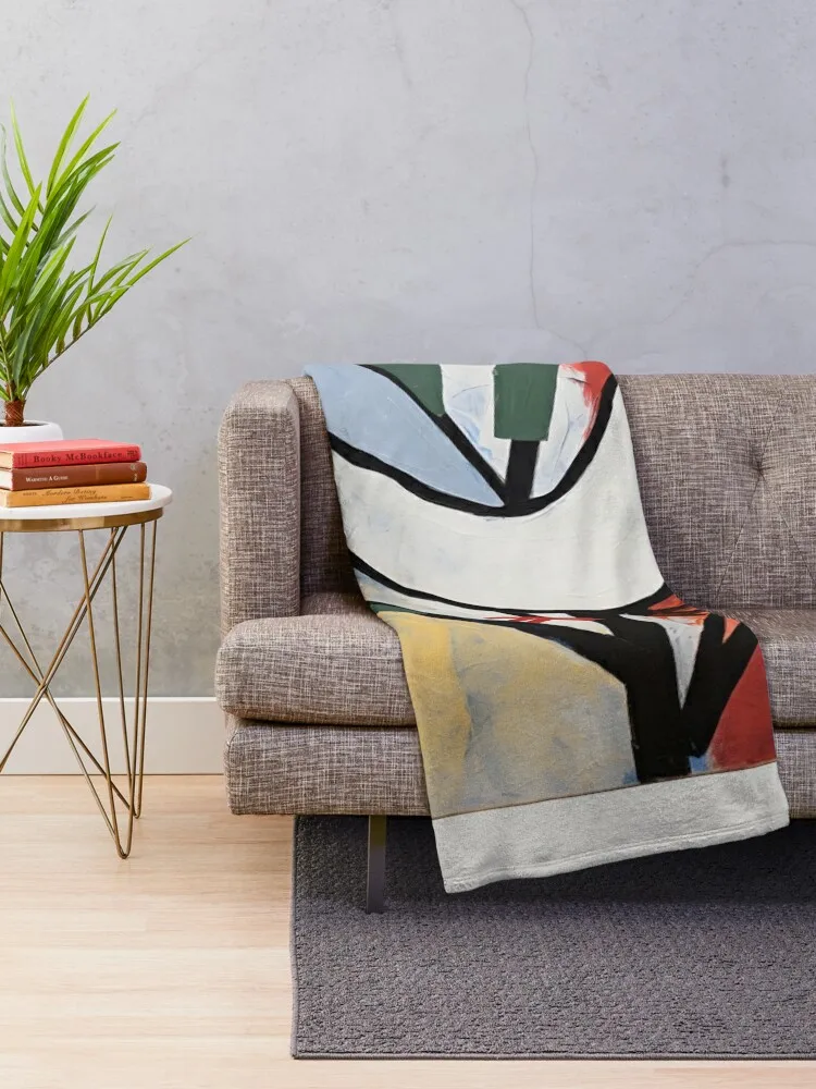 Abstract Fusion- Vibrant Peace Dove in a Harmonious Blend of Style and Symbolism Throw Blanket for sofa Camping Blankets