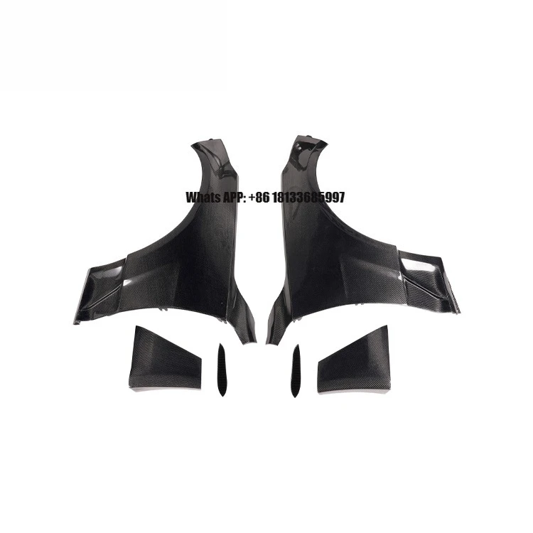 

BK Tuning CT5 Upgrade Black Wind Front Side Fender Body Parts 3K Twills Carbon Fiber Front Fenders for Cadillac CT5 Fenders