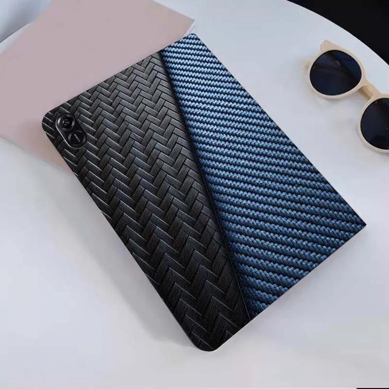 حافظة كمبيوتر لوحي بنمط من ألياف الكربون لهاتف Honor Tab Pad 6 7 8 9 X8 V7 V8 X9 13 X8a X9a Pro 10 Magic GT2 10.1 13.3 بوصة #6