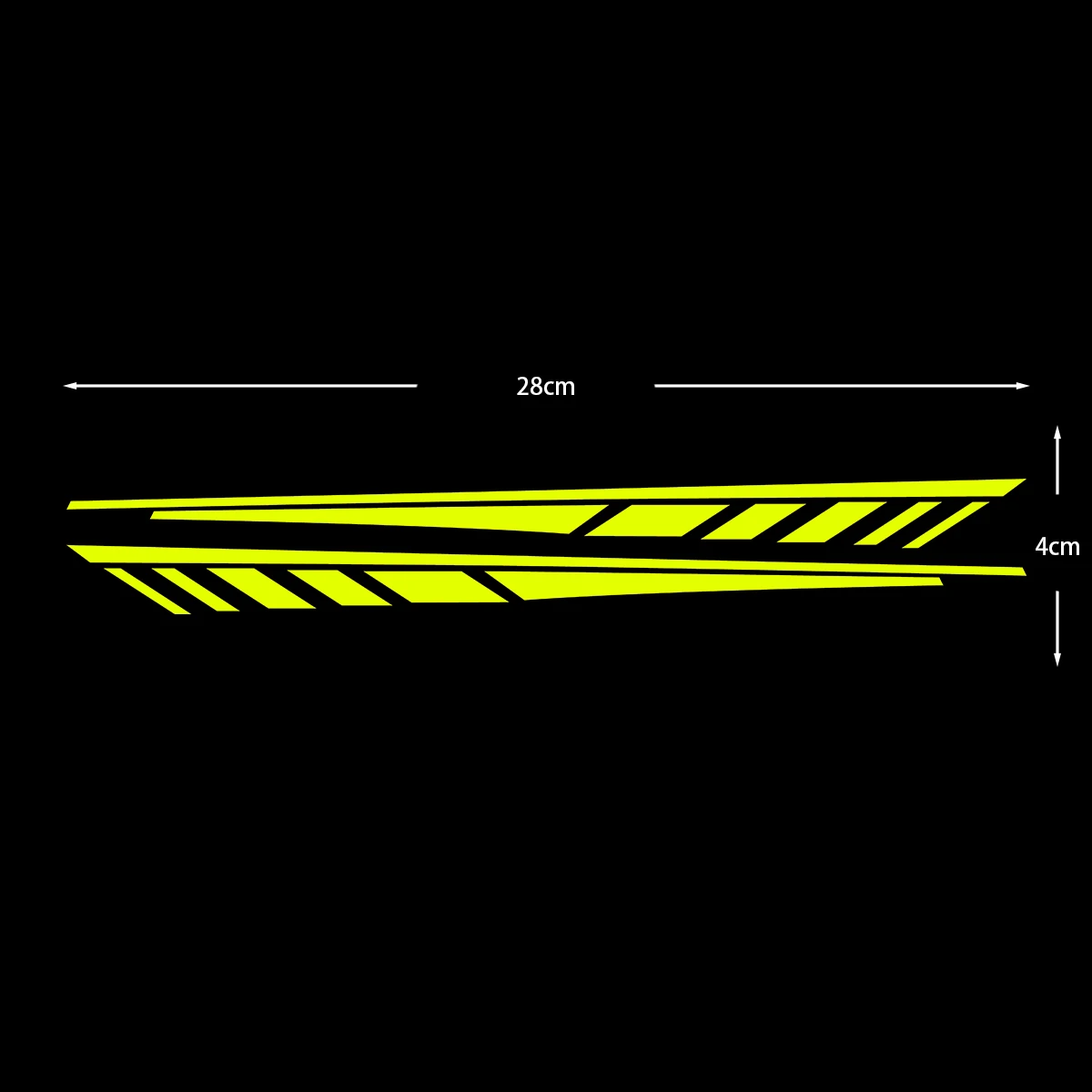 1 paar Motorrad Kotflügel Vorne Körper Universal Aufkleber Moto Körper Reflektierende Vinyl Aufkleber Zubehör Für R1 R3 Mt07 Mt09 Tmax