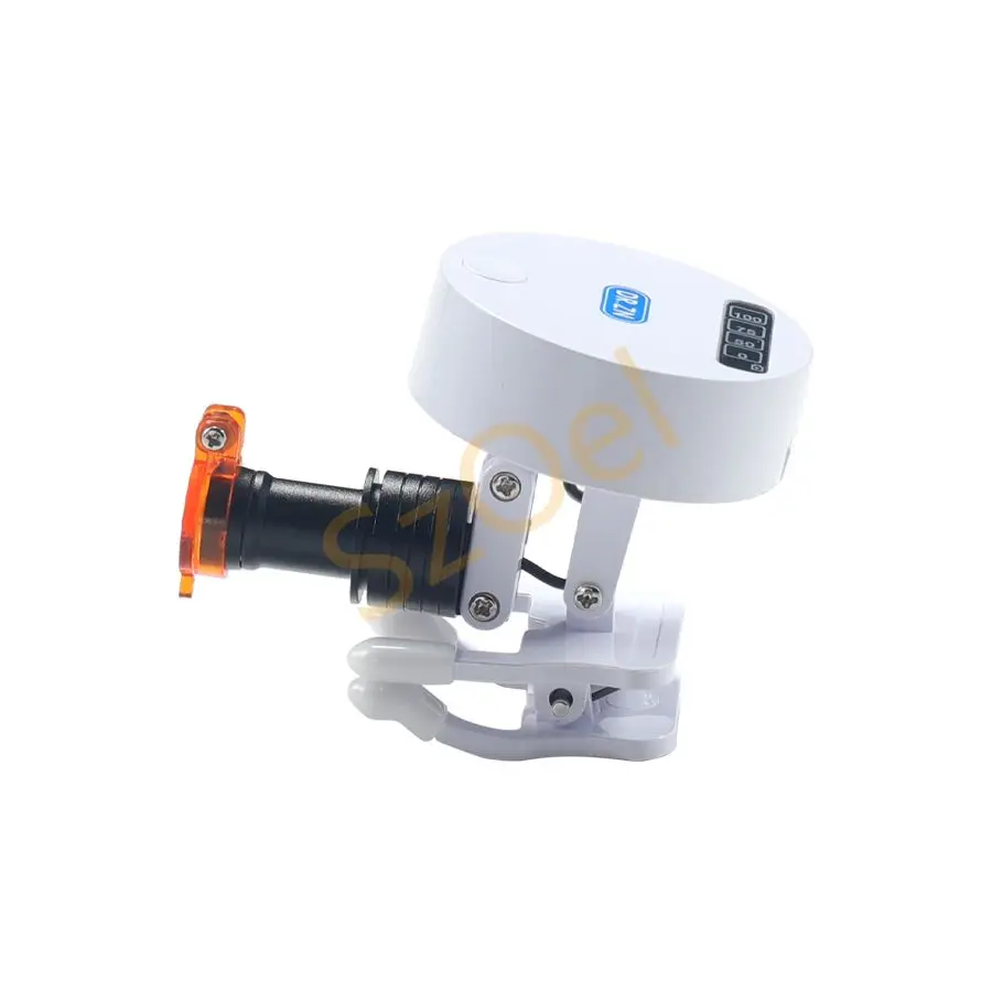 5W Dental Wireless Portable LED Clip On Circular Light, Used For Dental Magnifying Glasses, With Adjustable Light Intensity