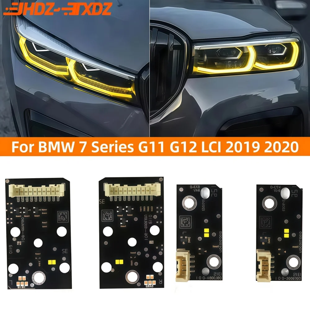 

Angel Eyes DRL Board Yellow Red Blue For BMW 7 Series G11 G12 LCI 2019 2020 Car Headlight Daytime Running Light LED Module Chips