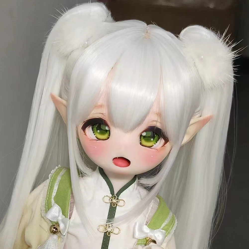 

New 1/4 BJD Doll Head Elf With Body Resin Material High Quality Doll Lovely Girl Doll No Makeup DIY Model Collection Toys Gift