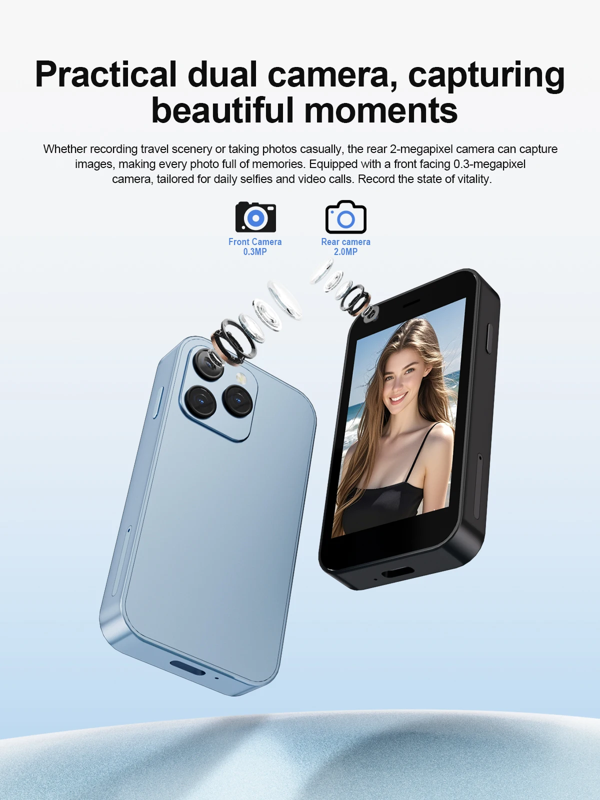 SERVO 15SE Super Mini Smartphone3G WCDMA Dual SIM Android System 2GB+16GB Play Store Wifi 3.0" Small Pocket Cheap Smart Phones