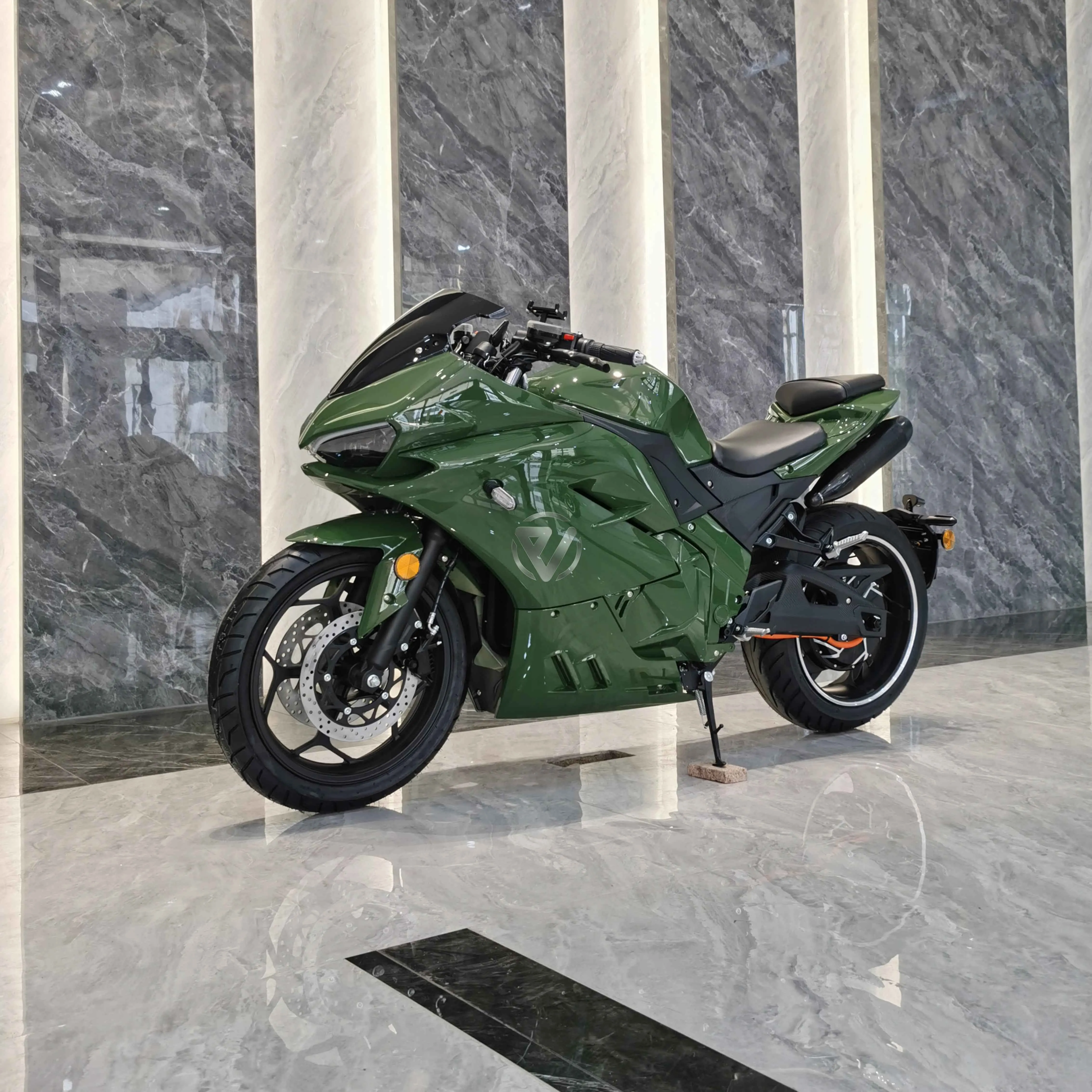 72V120Ah 10KW DK Ducati-Panigale Style High Quality Electric Motorcycle Scooter with Bluetooth Engine Sound Simulator