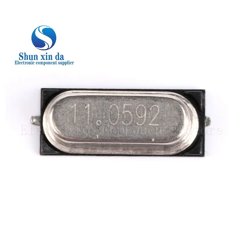 10PCS HC-49S DIP Quartz Crystal Resonator Passive Oscillator 4 6 8 10 11.0592 12  13.56 16 18.432 20 22.1184 24 25 27 30 32 MHZ