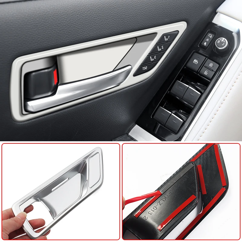 

For Toyota 2022 2023 Land Cruiser 300 LC300 J300 2021-2025 2024 Silver Interior Accessories Garnish Upgraded Modification Tuning