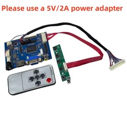 HDMI + 2AV+ VGA LCD Driver Controller Board Kit for Panel CLAA102NA0ACW / HSD100IFW1-A00 /HSD100IFW1-A01 1024*600