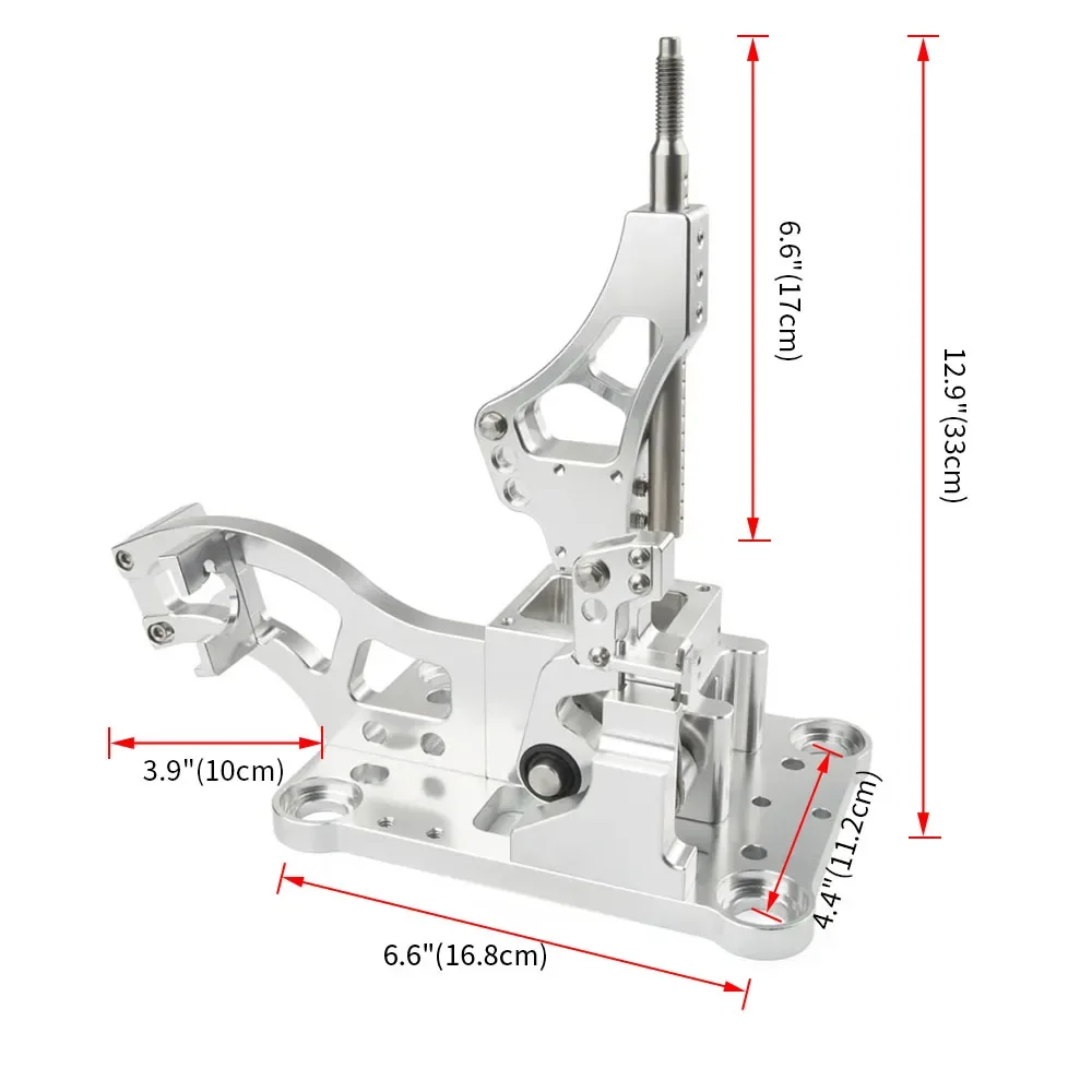 Car Gear Shifter Shift Knob Shifter Box Billet Aluminum Racing Manual Transmission For Acura RSX / K Series Engine EG EK DC2 EF