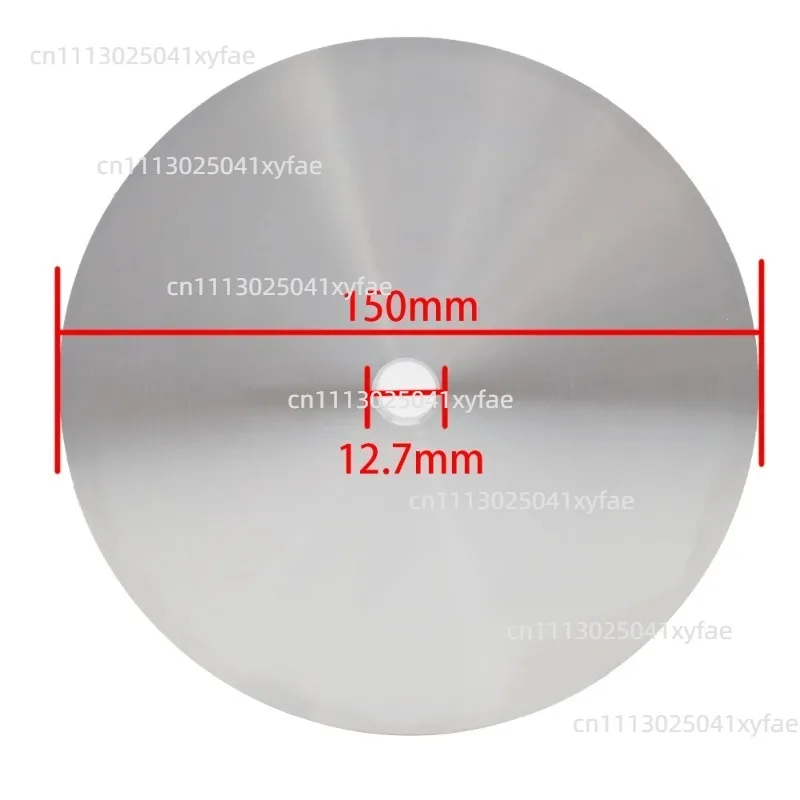 150mm/200mm Aluminum Polishing Plate Flat Abrasive Disc for Gemstone Faceting Processing Equipment