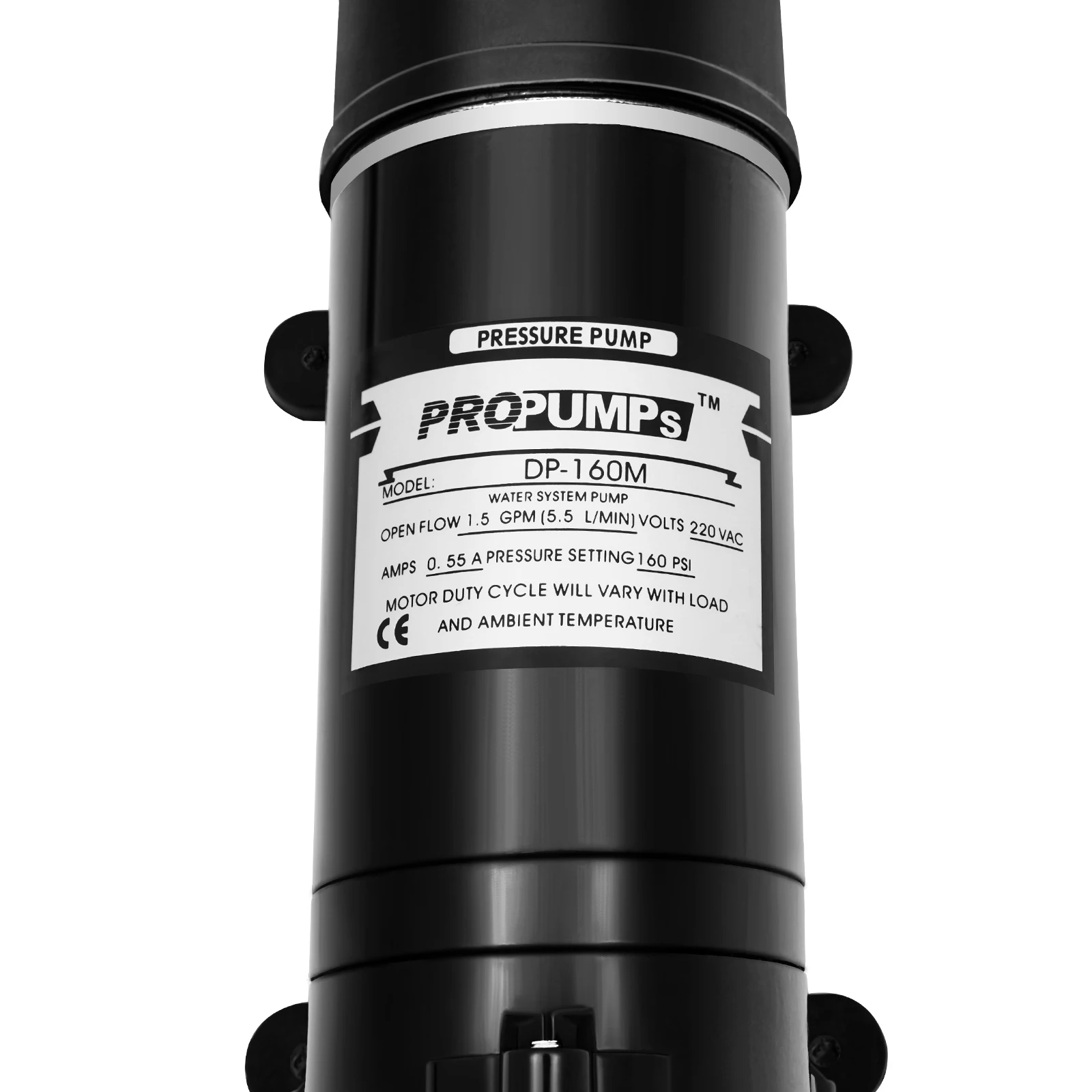 120W 160PSI Elektrische Wasserförderpumpe 1,4 GPM Selbstansaugende Membranpumpe für Hochdruckreiniger, Wohnmobile und landwirtschaftliche Sprühgeräte – Detail 17