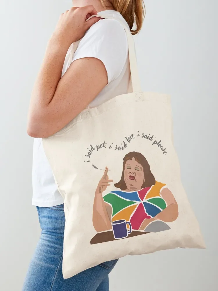 Lynne Postlethwaite, Magda Szubanski, Fast Forward, Australian comedy icon. I said pet, I said love, I said please. Tote Bag