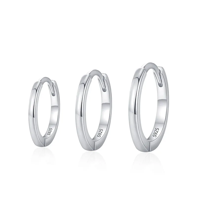 

Apexelle Brand Fashion Jewelry 925 Sterling Silver Stud Earrings Minimalist Classic Hoop Earrings Premium Jewelry