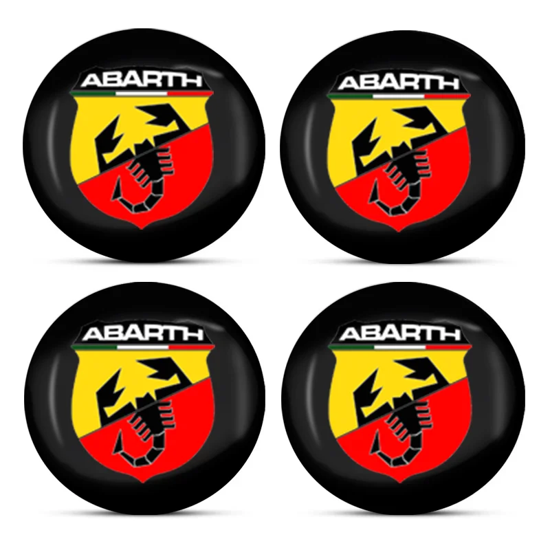 4Pcs 56/60mm Hub Caps Car Wheel Center badge Caps car accessories For Abarth UNO Astra Bravo Panda Linea Freemont Strada Doblo