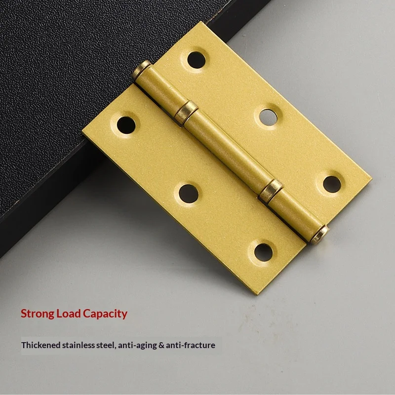 4PCS Chinese Antique Stainless Steel Hinge Wardrobe 2.5/3-inch Cabinet Door Wooden Door Folding Flat Opening Window Hinge