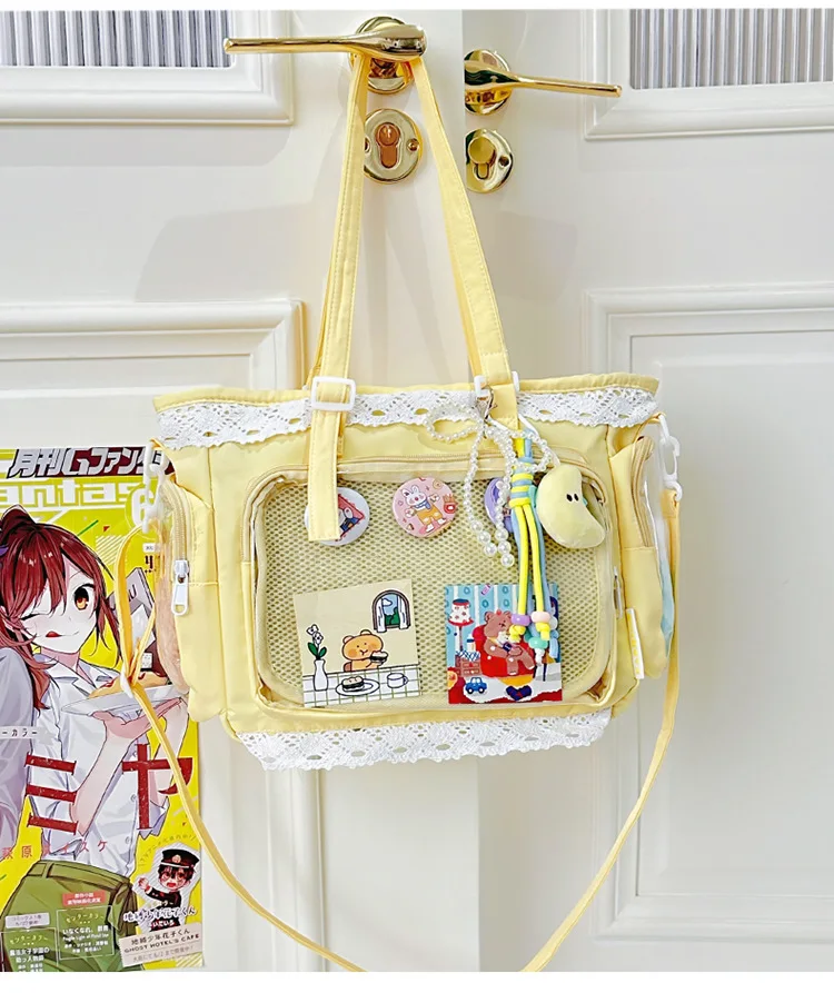 Kawaii Transparent Harajuku Pastel Crossbody Ita Bag
