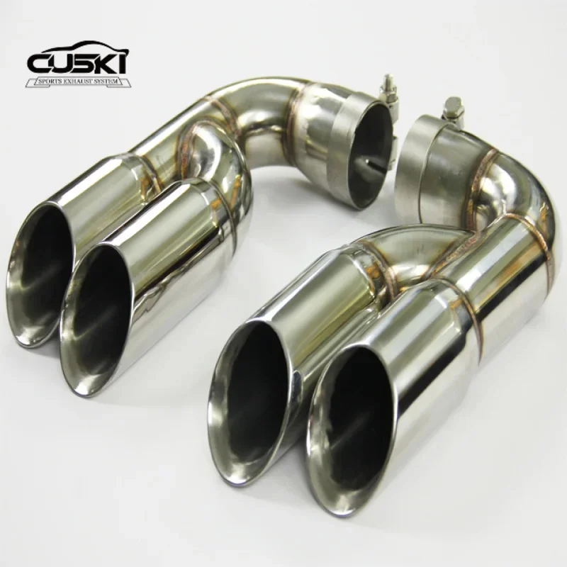 Suitable for Audi Q7 Exhaust System Muffler Exhaust Tips Pipe Stainless Steel Automotive Exhaust Parts