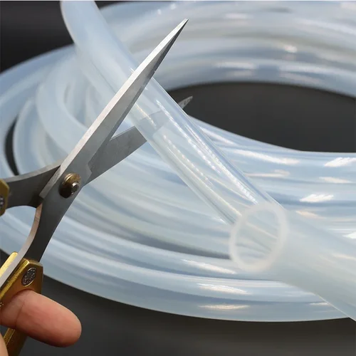 Imagen 2 del producto Manguera de goma de silicona transparente de calidad alimentaria, 2 3 4 5 6 7 8 9 10 12mm, manguera Flexible no tóxica, tubo de acuario, tubo de bomba de agua
