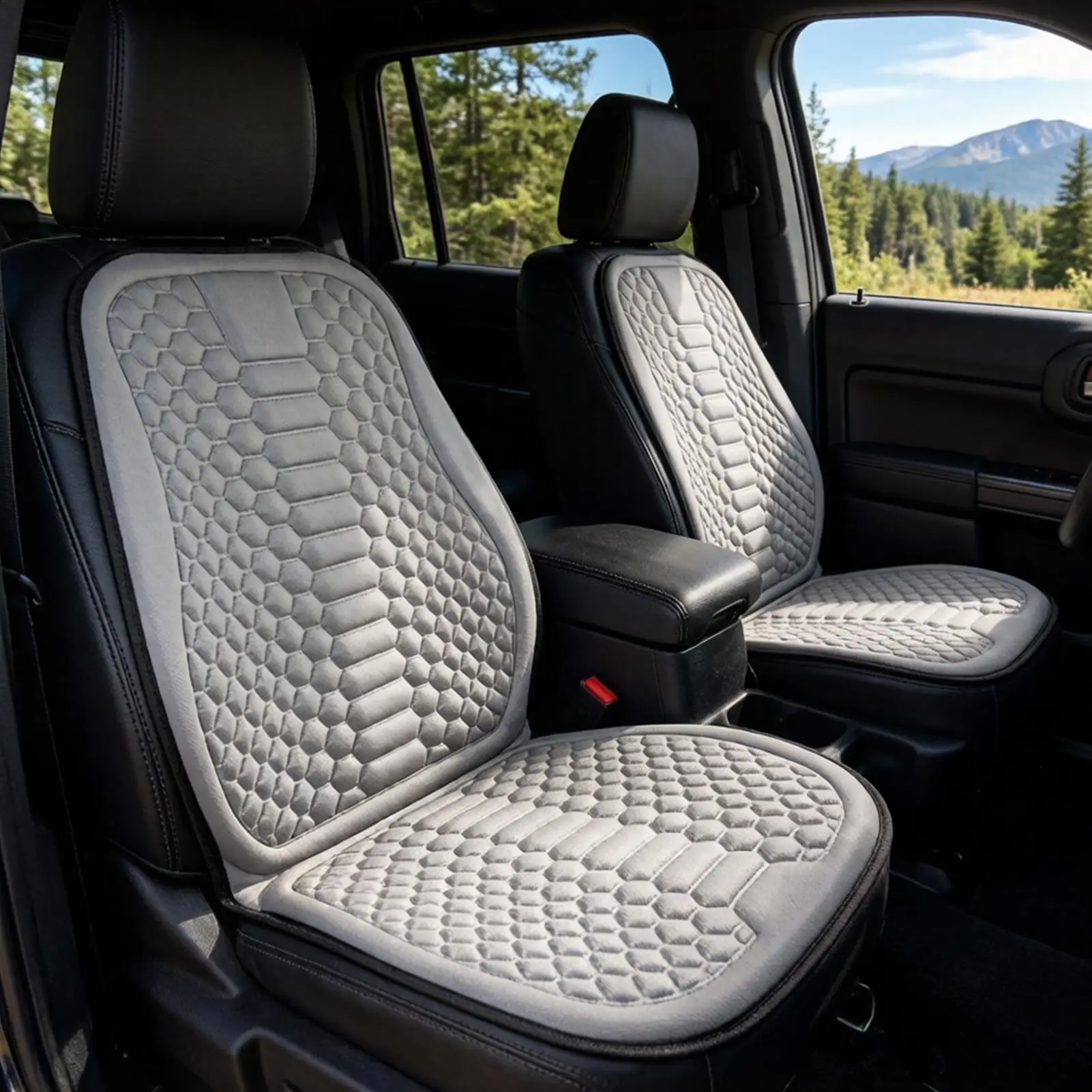 Car Seat Cushion Summer Cool Mat Ice Silk Seat Cover Universal Car Mat Breathable Cooling Car Seat Pad Auto Chair Mat Pads