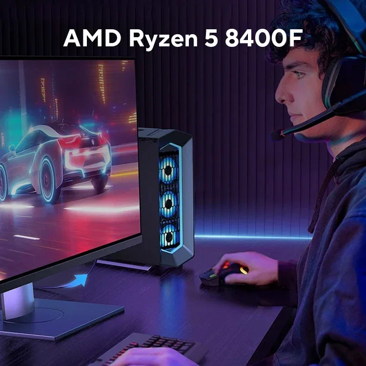 US/EU New AMD R5 8400F Ryzen 5 8400F 6 Cores 12 Threads 4.2GHz Desktop computer processor with AM5 Socket CPU