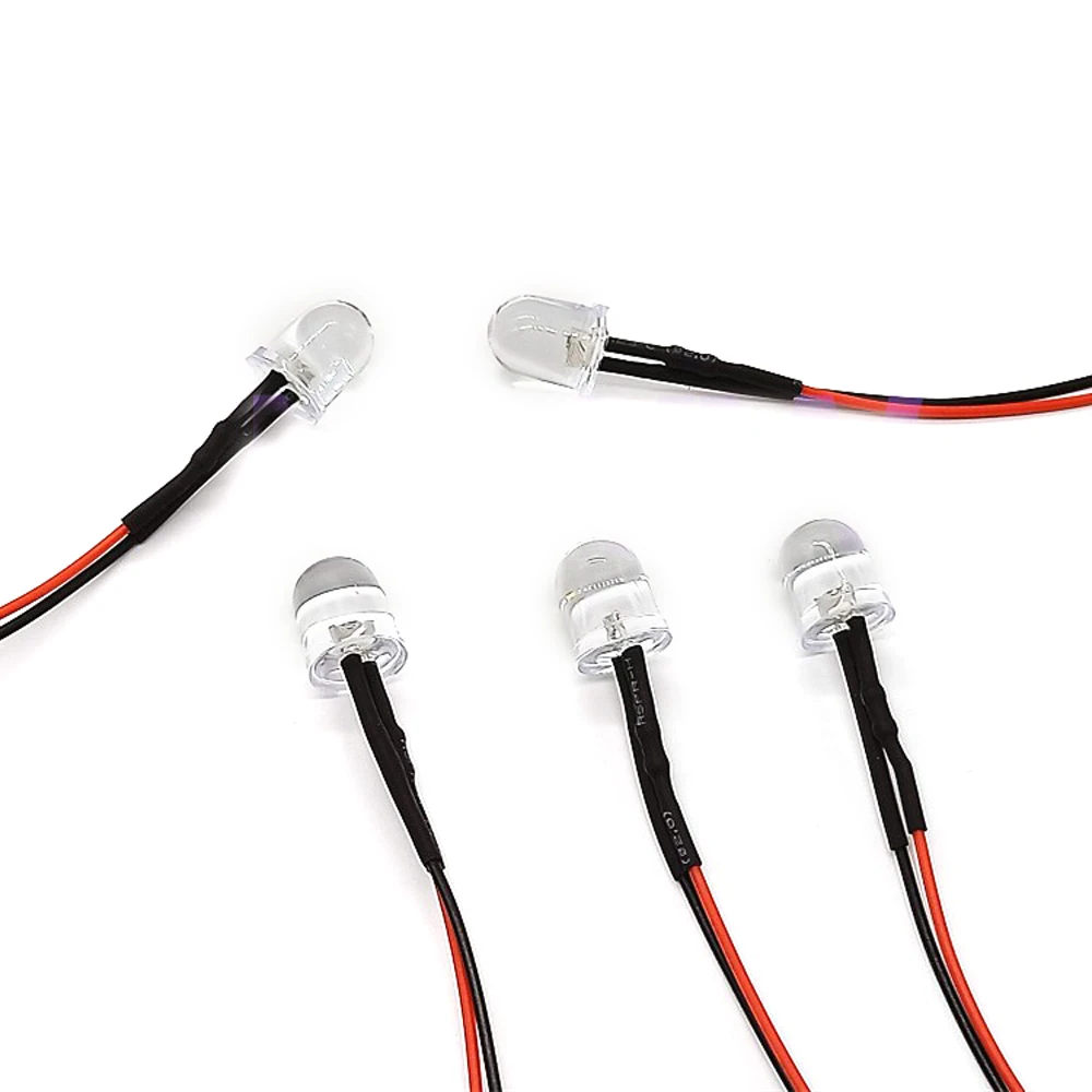 Diodes électroluminescentes ultra lumineuses pré-câblées avec ampoule LED 02/10/2018, 3V, 5V, 6V, 9V, 12V, 24V, 36V, 48V, 60V, 110V, 220V, 10mm, 10