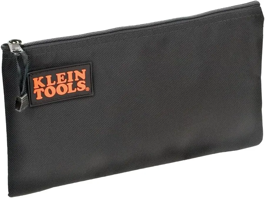 

Heavy-Duty Cordura Nylon Tool Pouch, 12.5-Inch, Black, Zipper Close, Durable Storage for Pliers, Wrenches, Screwdrivers